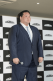 「株式会社アソビダス」設立記者発表会に参加した元横綱・照ノ富士（撮影／伊藤和幸）