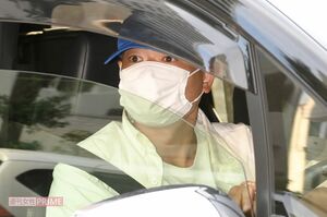 直撃を受けるあばれる君