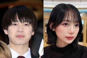 元関西ジュニアの小柴陸(左)と元NMB48の南波陽向