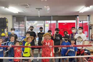 ゆたぼんは日本一周の最中、各所のボクシングジムに立ち寄っていた（本人のTwitterより）