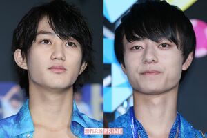 「HiHi Jets」のメンバーで活動自粛が発表された、橋本涼（左）と作間龍斗（右）