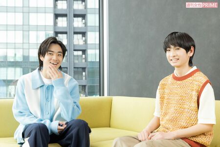 宗像隼司（左）と西田一咲（右）　撮影/北村史成