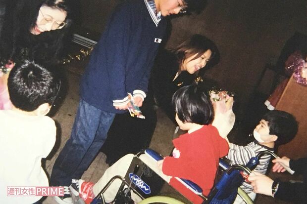 19歳から始めた小児病棟でのコンサートは堀澤のライフワークになっている