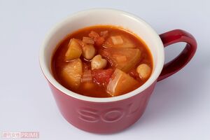 アップルミネストローネ　撮影／矢島泰輔