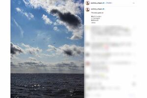 大海原をバックに青空に羽ばたく5羽の鳥の写真をアップし、《Thestorygoeson.終わりじゃないここからまた始まるんだ》とだけ書き込んだ元TOKIOのリーダー・城島茂(本人のインスタグラムより)