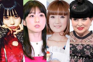 左からあの、小倉優子、千秋、黒柳徹子（あのの写真は公式サイトよりhttps://ano-official.com/）