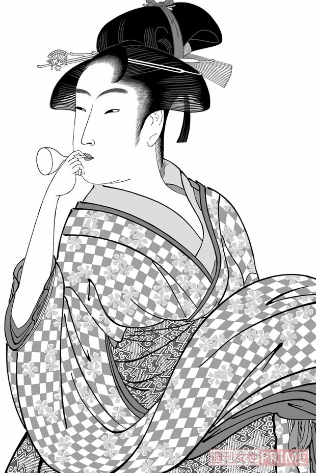 名前は、江戸時代の浮世絵師が由来