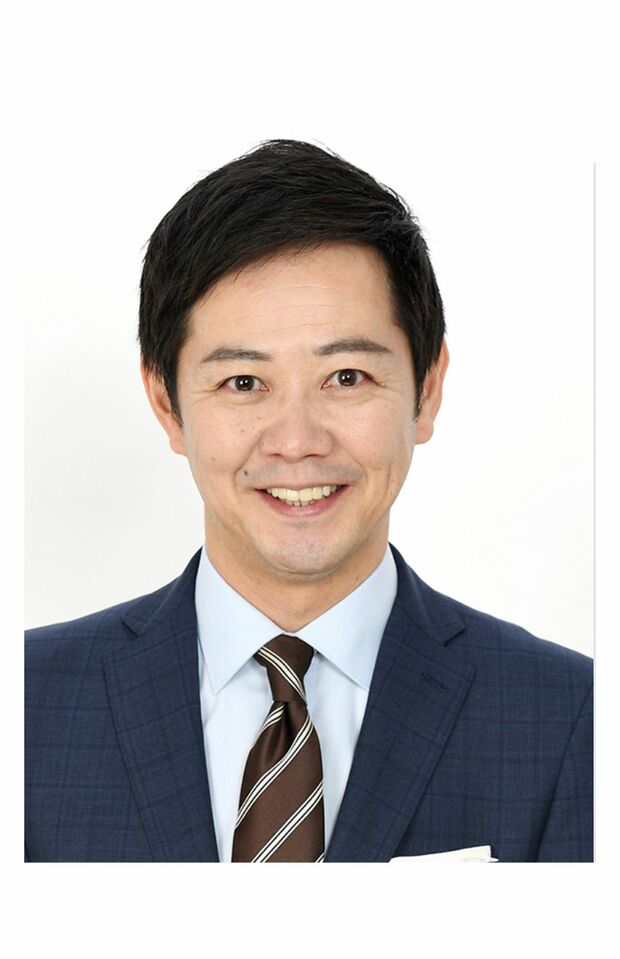『サンデーLIVE!!』で東山の後任としてメインキャスターを務める平石直之アナウンサー（テレビ朝日HPより）
