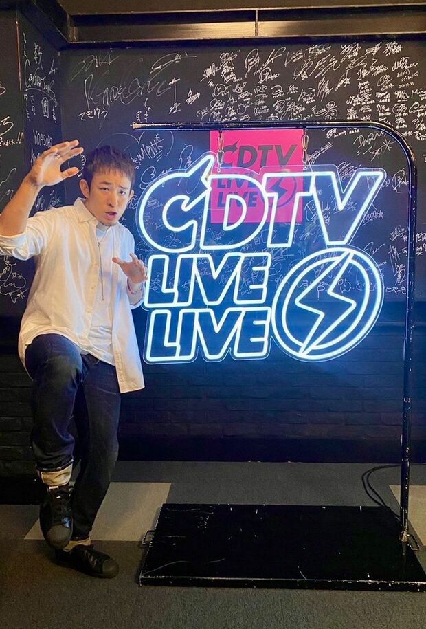 7月22日、『CDTVライブ！ライブ！』に出演したファンキー加藤（本人のXより）