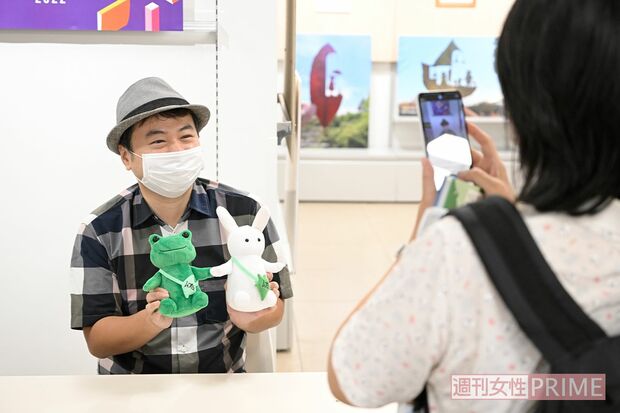 ファンの思いにこたえながら作品作りを続けてきたリトさん。その姿勢は一貫している　撮影／渡邉智裕