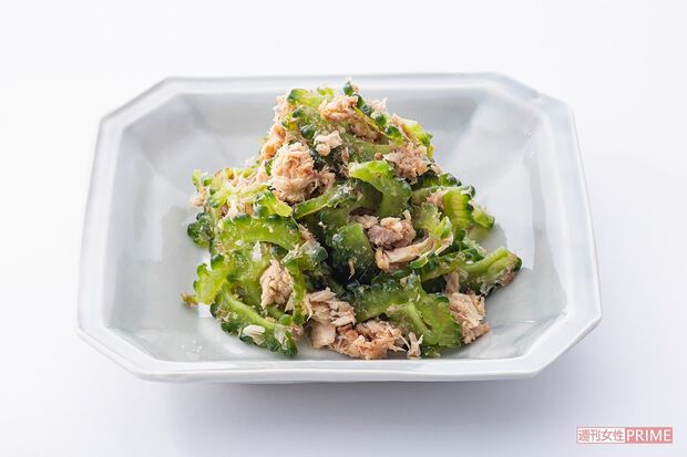 ツナとゴーヤのおかか和え