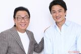 対談した梅沢富美男（左）と原田龍二（右）