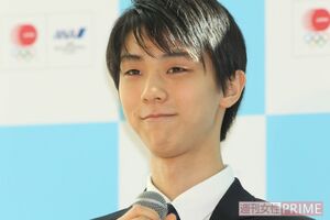 ANAソチオリンピック日本代表応援記者会見での羽生結弦（'13年12月）
