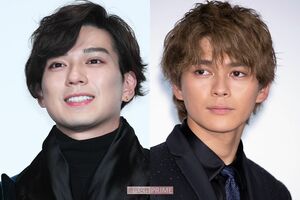 新田真剣佑（左）、眞栄田郷敦の兄弟