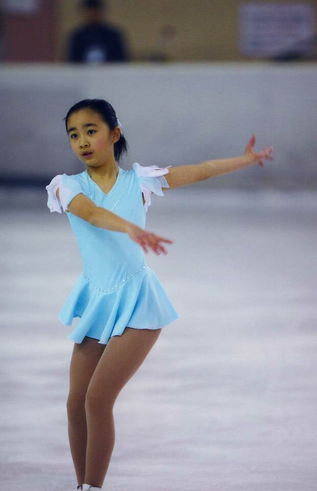 中1の時には東京都スケート連盟主催の大会で優勝するほどの腕前に（'07年4月12日）