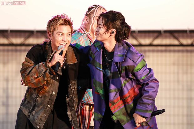 THE RAMPAGE(左から)RIKU、鈴木昂秀、川村壱馬　撮影／森田晃博