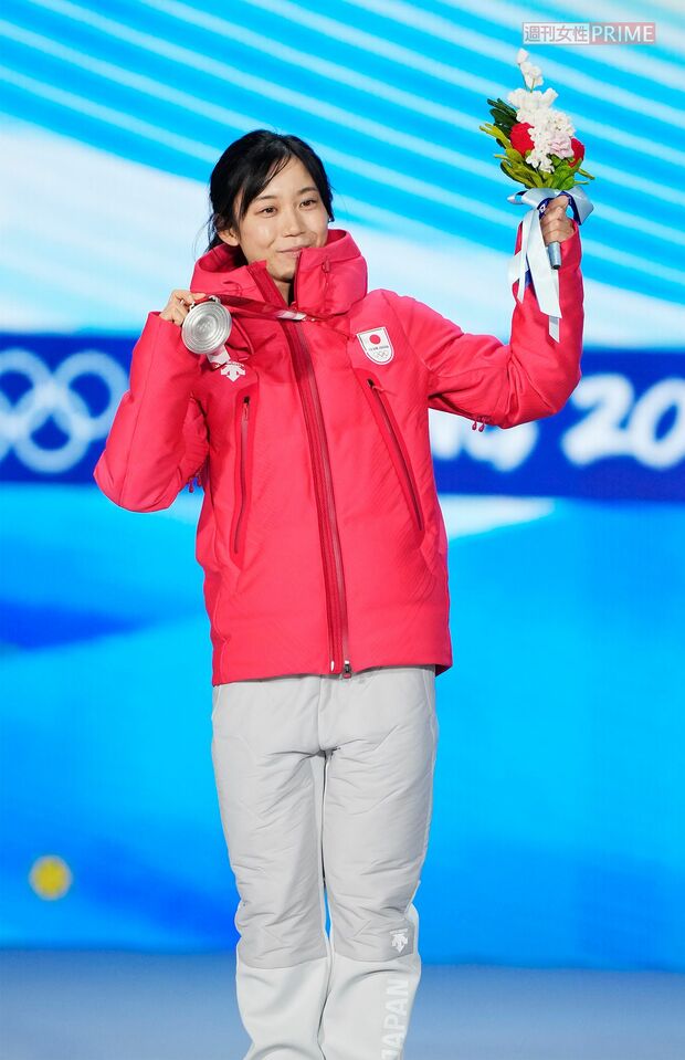 2022年北京五輪・スピードスケート女子1500メートルで銀メダルを獲得した高木美帆（JMPA代表撮影）
