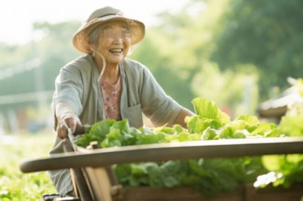 体温調節機能が低下する高齢者も、日中の農作業などで知らないうちに熱中症に（※写真はイメージです）