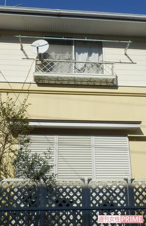 事件現場となったアパート。犯人は梨絵さんを殺害後に2階の窓から首をつって自殺した