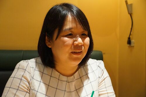 「基地問題に無関心な層へ引き取りを特に訴えかけていきたい」と話す佐々木さん
