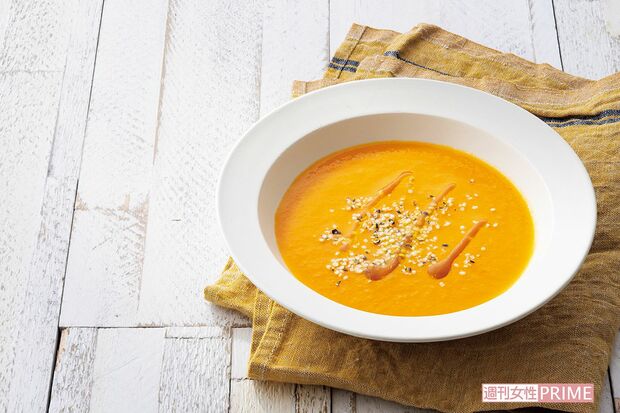 にんじんスープ　撮影／廣瀬靖士