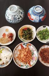 「お茶漬けでといわれ。メインは朝取れの茄子の塩もみなんて予定。でも浮かれて写真撮るの忘れた人～誰だあ～！！」（2020年6月24日）