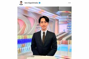 東中健アナウンサー（本人インスタグラムより）