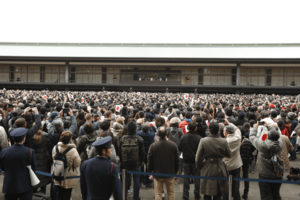 人数制限がなかった'20年の新年一般参賀。約6万8000人が参入した