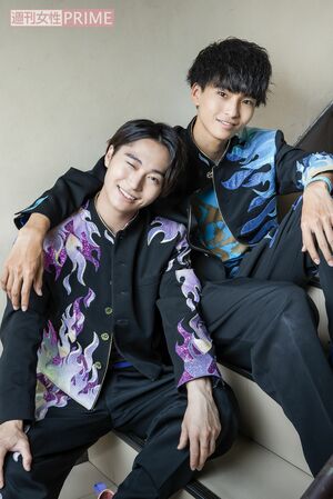 （写真左から）清水天規、高崎寿希也　撮影／廣瀬靖士