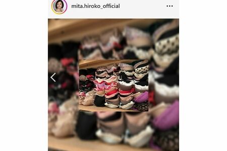 削除された三田寛子の“下着コレクション”投稿（本人インスタグラムより）