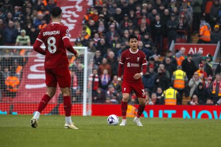 2024年3月10日のマンチェスター・シティ戦で大活躍した遠藤航(本人Xより)