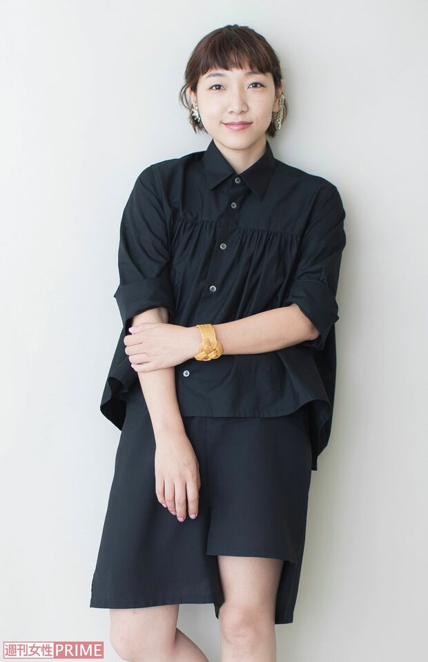 プレミアムよるドラマ『ママゴト』に主演する安藤サクラ　撮影／廣瀬靖士