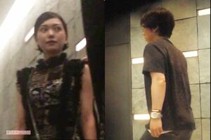 '19年、ドラマ『ストロベリーナイト・サーガ』の打ち上げに参加した亀梨和也と二階堂ふみ