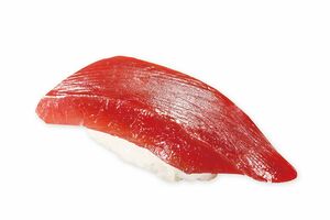 【塩釜産】本まぐろ上赤身(1貫)/180円