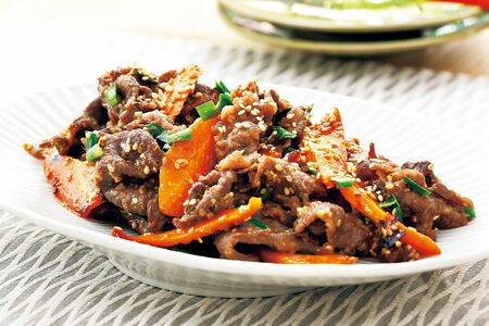 牛肉とにんじんの和風プルコギ