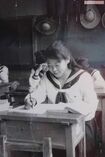 高校時代。文学少女でもあった