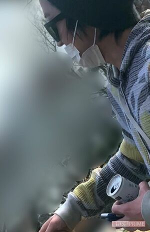 我が子を見守る藤原竜也