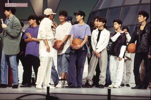 NHK『アイドルオンステージ』収録にて。司会の中居からいじられるTOKIO松岡昌宏と長瀬智也