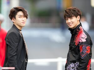 ヒョンソン（左）とクァンミン