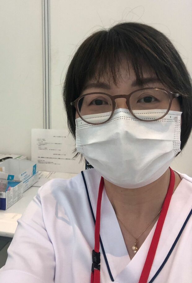 念願の看護師への復帰！　集団接種会場で活躍したGraceひろさん