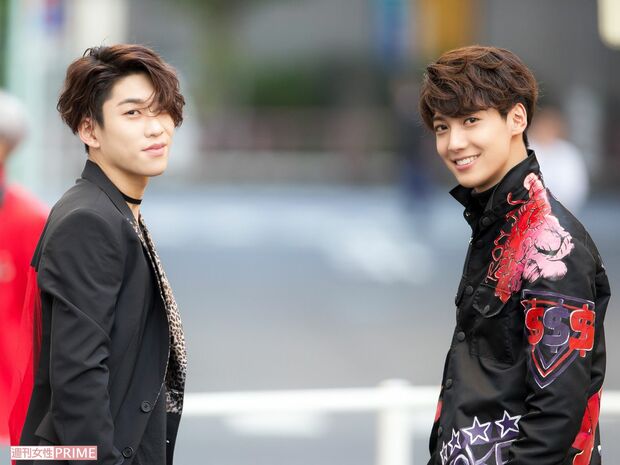 ヒョンソン（左）とクァンミン