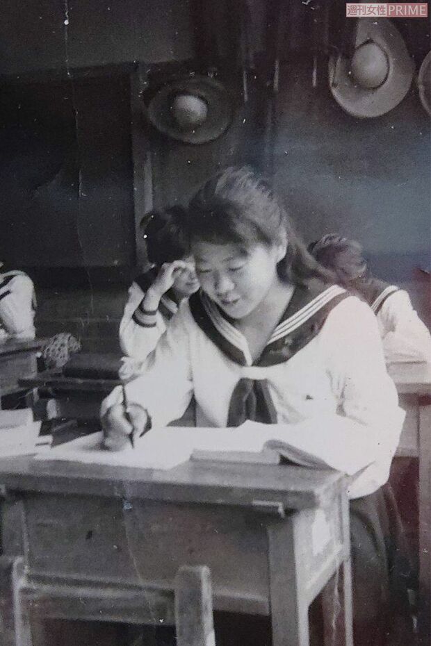 高校時代。文学少女でもあった