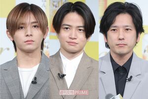 左から山田涼介、菊池風磨、二宮和也