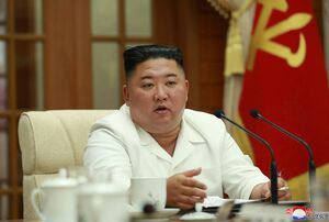 金正恩　（c）朝鮮通信／共同通信イメージズ