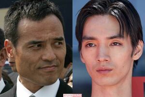 左から新浪剛史氏、清水尋也