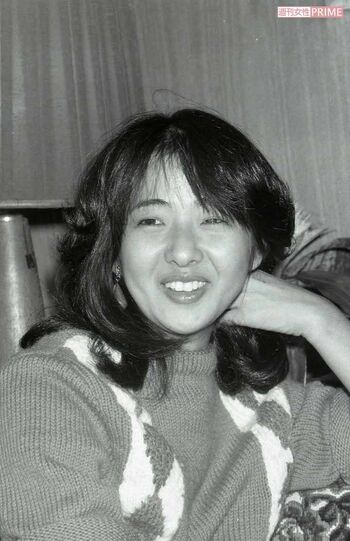 若かりしころの美保純。童顔ながらセクシーさを併せ持ち、世の男性を虜にした