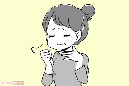 あご・のどの痛み　イラスト／青井亜衣