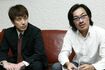 インタビューに答えた高杢禎彦と鶴久政治(2004年9月)