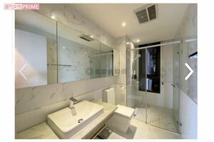 ふたりが入居していた高雄市の1.5億円マンションの浴室（不動産サイトより）