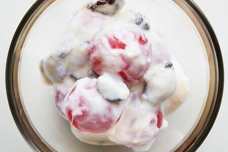 ミニトマトのヨーグルトあえ　撮影／原ヒデトシ